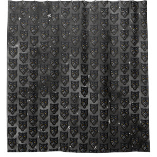 Black Panther Shower Curtain