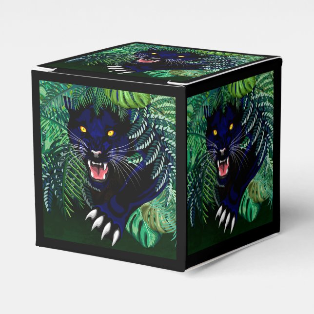 Black Panther Spirit of the Jungle Favour Box (Front Side)
