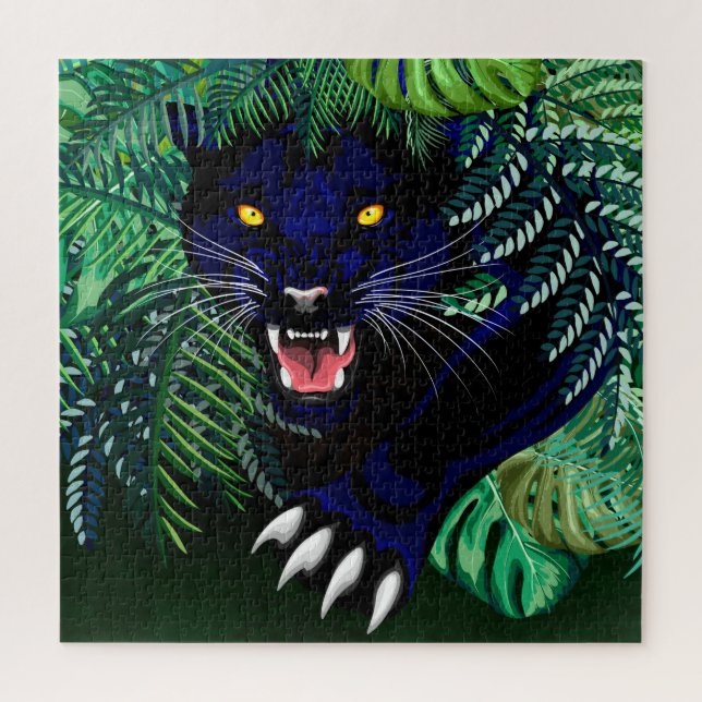 Black Panther Spirit of the Jungle Jigsaw Puzzle (Vertical)