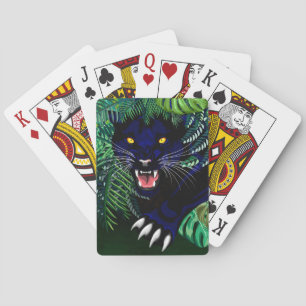 Black Panther Spirit of the Jungle Playing Cards