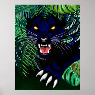 Black Panther Spirit of the Jungle Poster