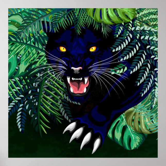 Black Panther Spirit of the Jungle Poster (Front)