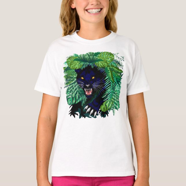 Black Panther Spirit of the Jungle T-Shirt (Front)