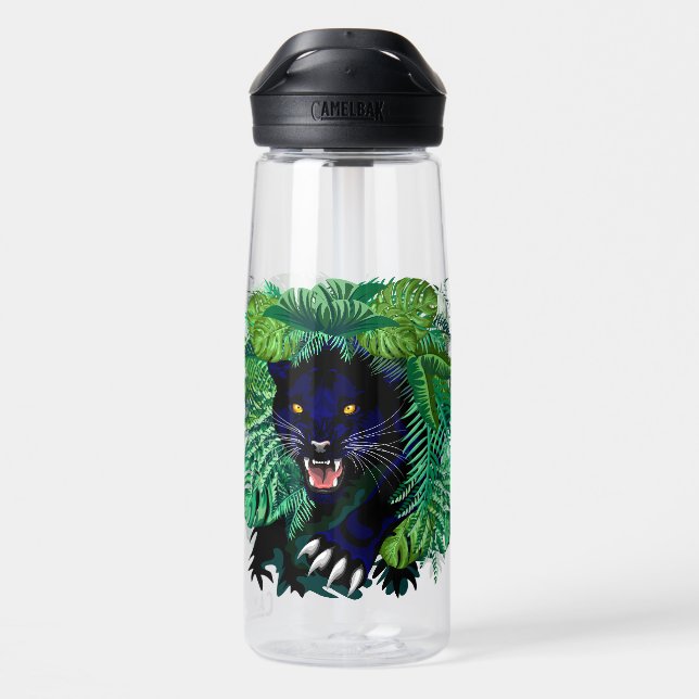 Black Panther Spirit of the Jungle Water Bottle (Back)
