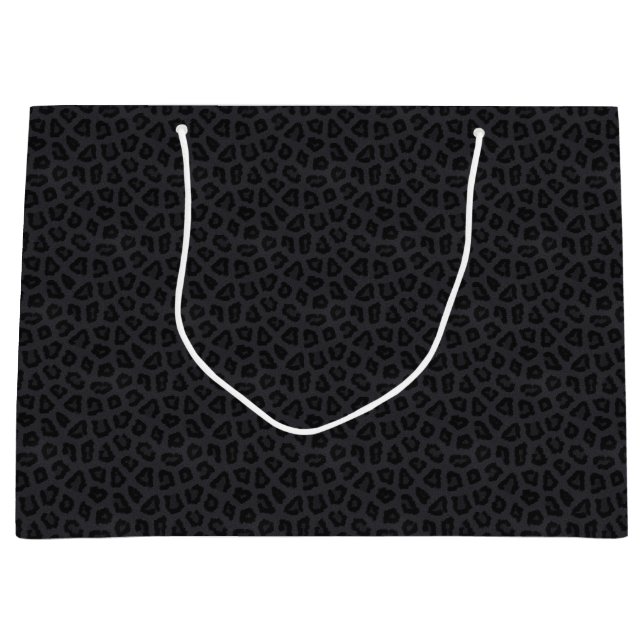 Black Panther Spots Large Gift Bag (Front)