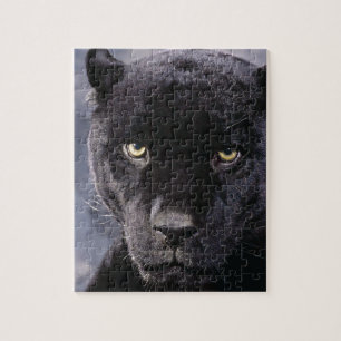 Black Panther Up Close Jigsaw Puzzle