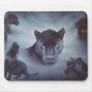 black panthers mouse mat