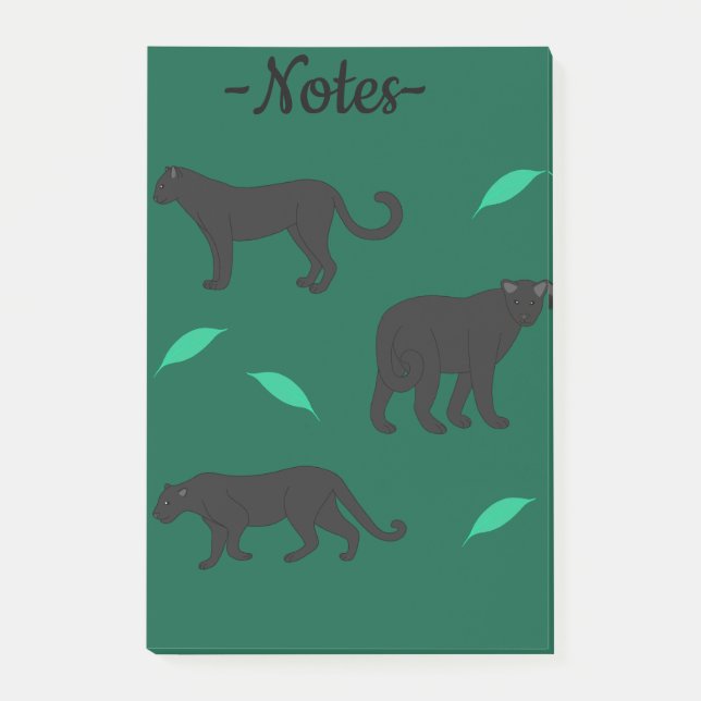 Black Panthers Post-it Notes (Front)