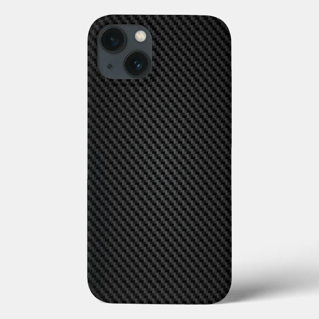 Black para-aramid synthetic Texture Case-Mate iPhone Case (Back)