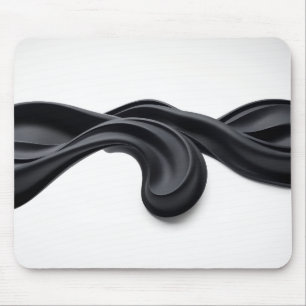 Black pastel mouse mat