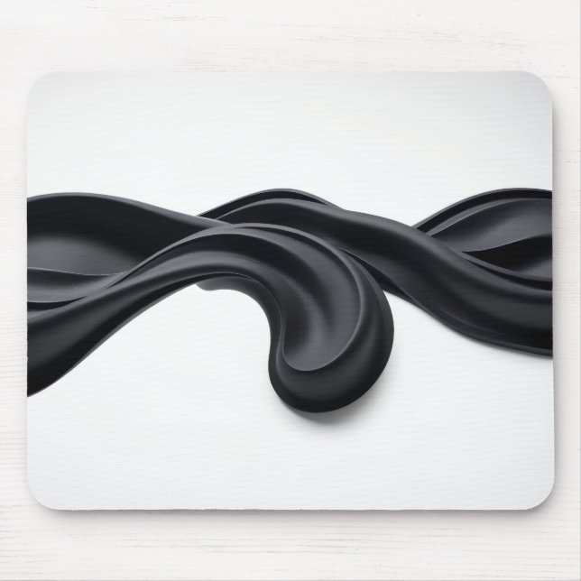 Black pastel mouse mat (Front)