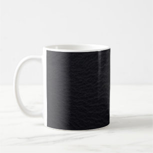 Black pattern sand surface texture coffee mug