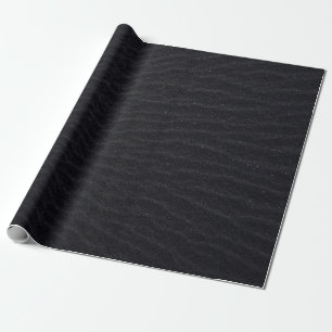 Black pattern sand surface texture wrapping paper