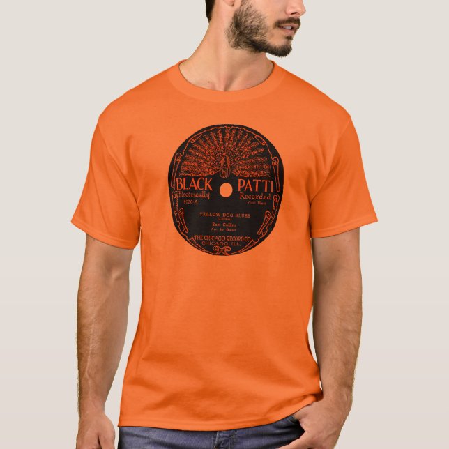 Black Patti blues record label T-Shirt (Front)