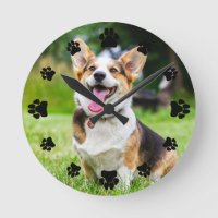 Black Paw Prints Add Your Pet Photo