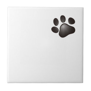 Black Paw Tile
