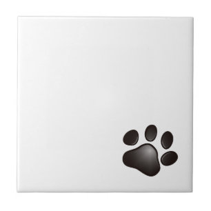 Black Paw Tile