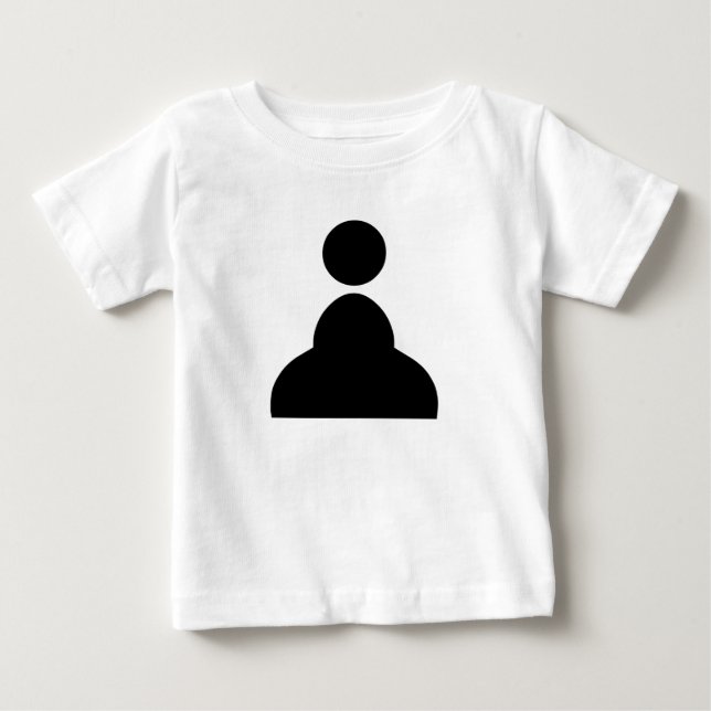 Black Pawn Baby T-Shirt (Front)
