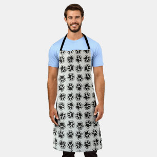 Black Paws, Dog Paws, Cat Paws, Outline Apron