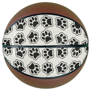 Black Paws, Dog Paws, Cat Paws, Outline Basketball