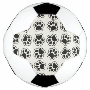 Black Paws, Dog Paws, Cat Paws, Outline Football