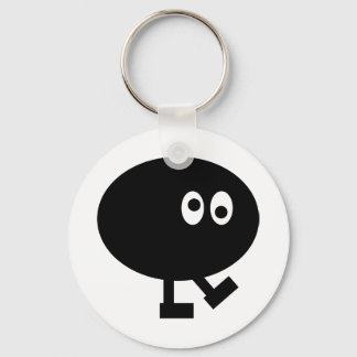 Black Pea Man Key Ring