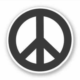 Black Peace Sign