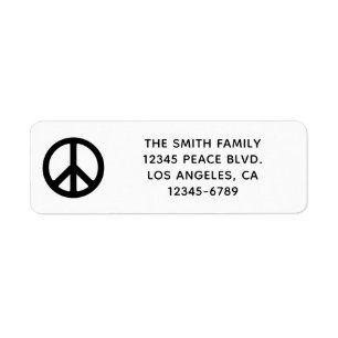 Black Peace Symbol