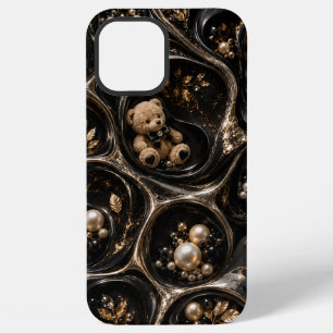 black pearl teddy style iphone case