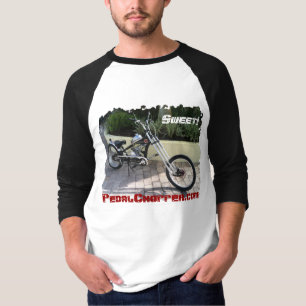 Black Pedal Chopper Motorised Bike-"Sweet!" T-Shirt