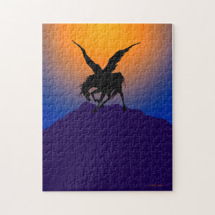 "Black Pegasus at the Dawn of Time" Puzzle