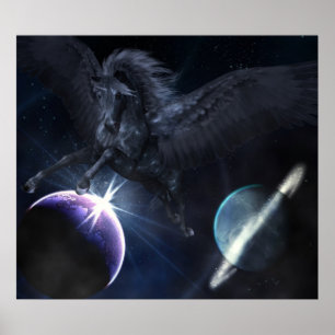black Pegasus Poster