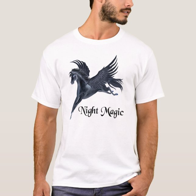 Black Pegasus T-Shirt (Front)