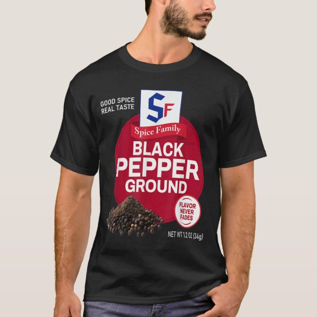Black Pepper Ground Sce Group Family Matching Hall T-Shirt (Front)