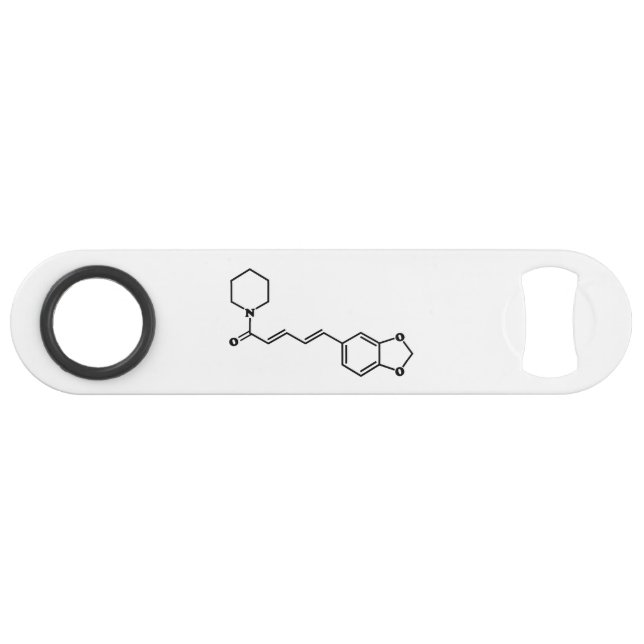 Black Pepper Piperine Molecular Chemical Formula (Front (Horizontal))