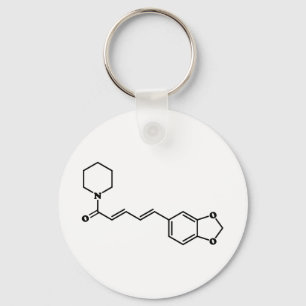 Black Pepper Piperine Molecular Chemical Formula Key Ring
