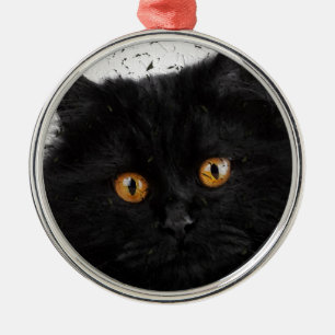 Black Persian Face Metal Tree Decoration