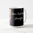 Black Personalise PHOTO TEMPLATE Gift Coffee