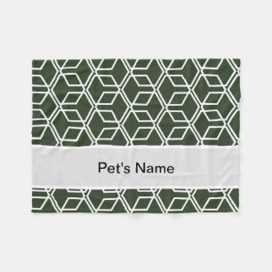 Black Personalised Dog Blankets