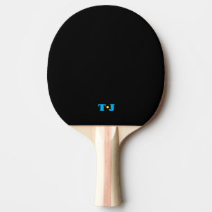 Black Personalised  Ping Pong Paddle