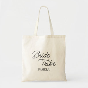 Black Personalised Wedding Mother of the Bride  Tote Bag
