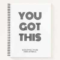 Black Personalised YOU GOT THIS Motivational 