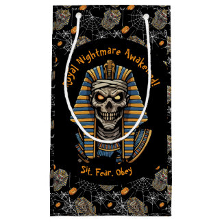 🖤 Black Pharaoh Mummy Gift Bag 🎃👑