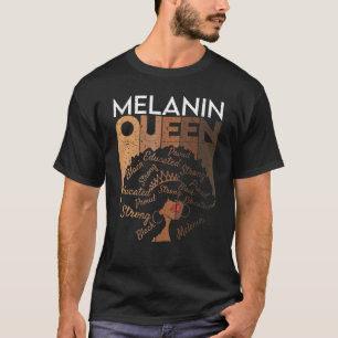 Black Phenomenal Woman Educated Melanin Black Hist T-Shirt