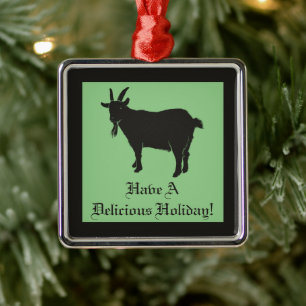 Black Phillip Goat Horror Metal Tree Decoration