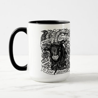 Black Phillip "Live Deliciously" Mug