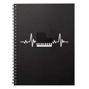 Black Pianist Gifts Piano Player Music Musicians Notebook