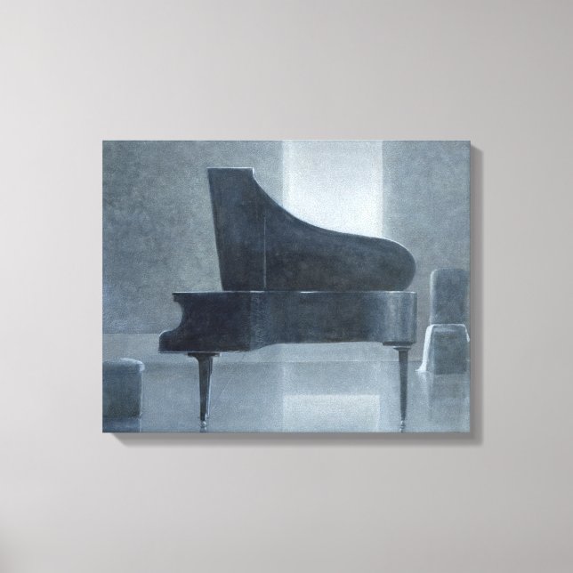 Black piano 2004 canvas print (Front)
