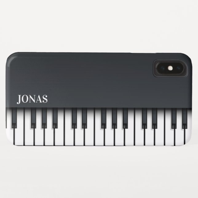 Black Piano Case-Mate iPhone Case (Back (Horizontal))