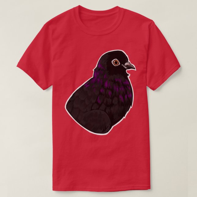 Black Pigeon 1 T-Shirt (Design Front)